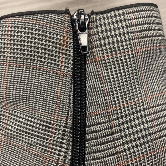 Cabi Dandy Glen Plaid Black & Gray Stiletto Ankle Booties Women's Size 9M - Picture 10 of 16